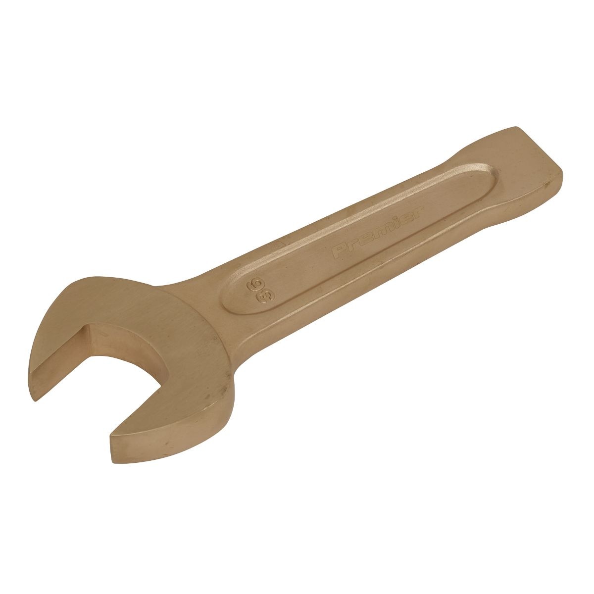 Sealey Premier Non-Sparking Open-End Slogging Spanner 36mm - Image 1