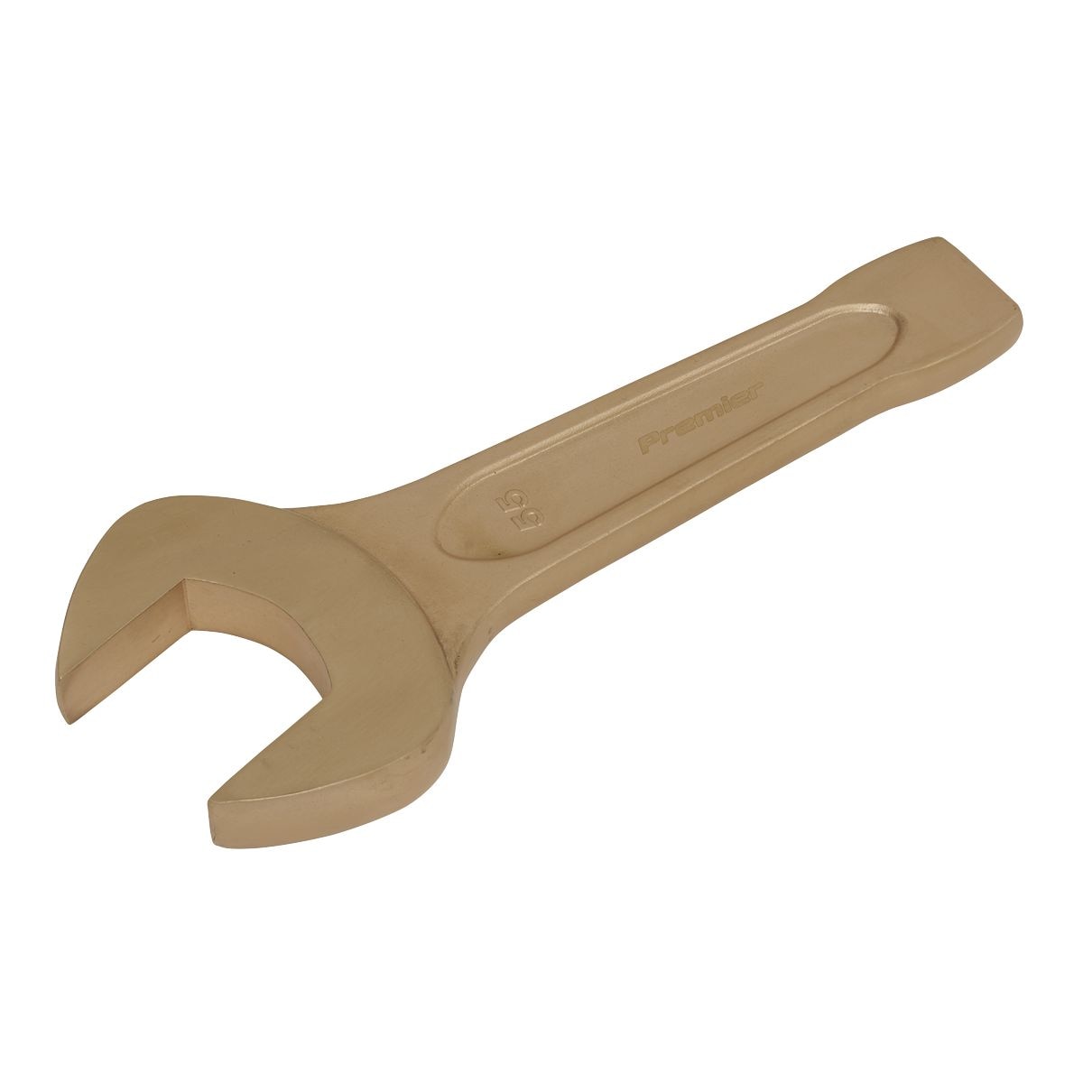 Sealey Premier Non-Sparking Open-End Slogging Spanner 55mm - Image 1