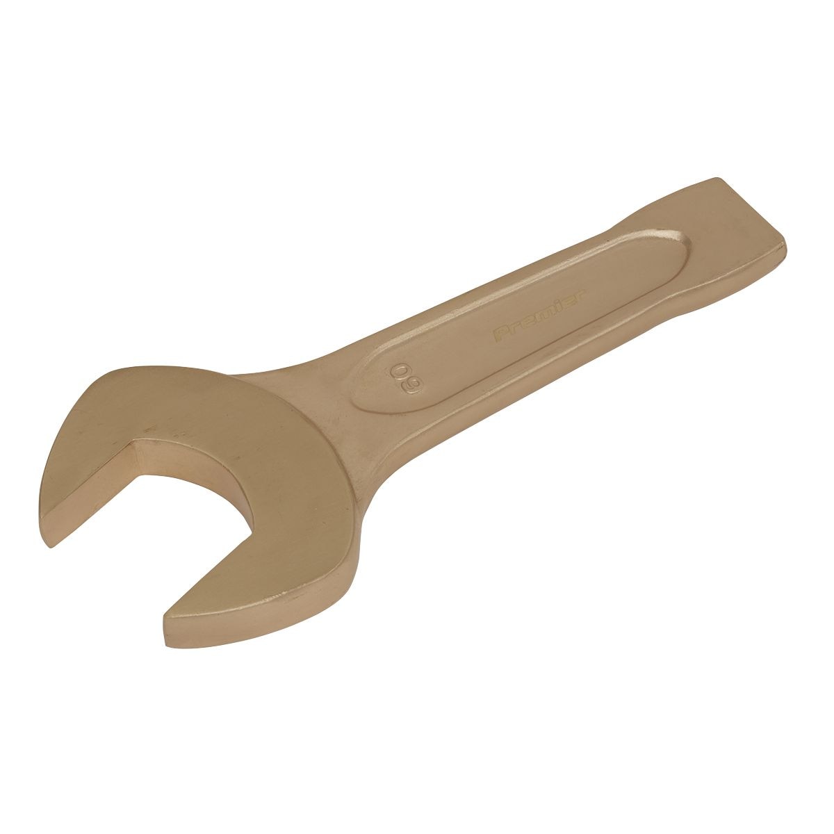 Sealey Premier Non-Sparking Open-End Slogging Spanner 60mm - Image 1