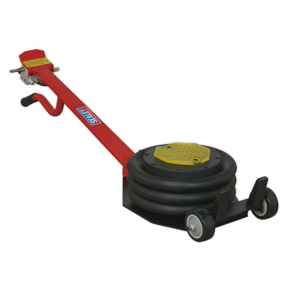 Sealey Premier Air Operated Long Handle Fast 3-Stage Jack 3 Tonne - Image 1