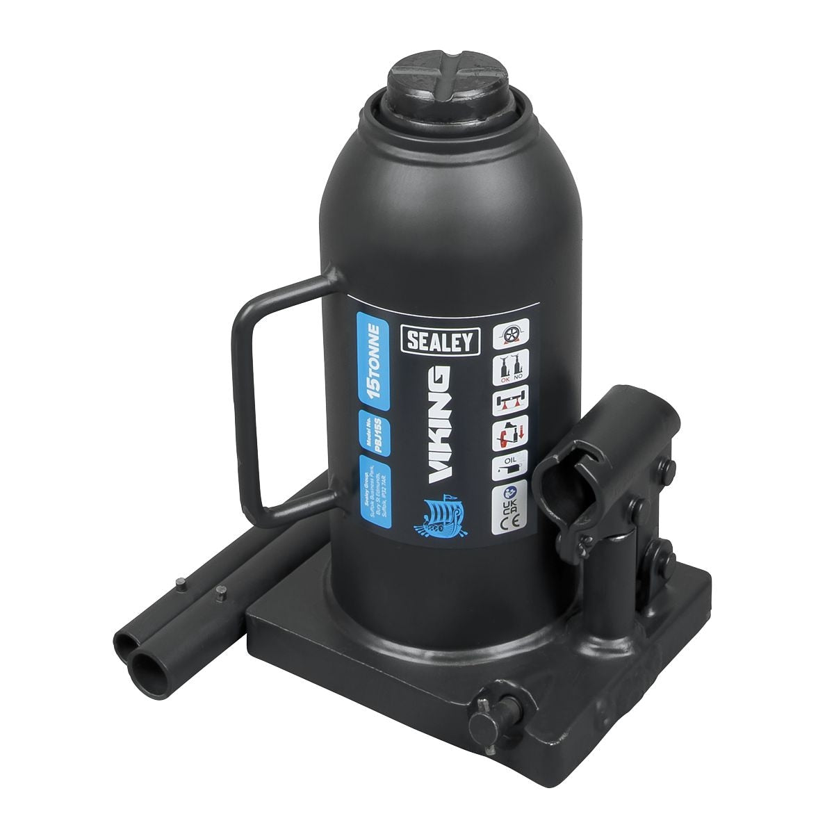 Sealey Viking Bottle Jack 15 Tonne - Image 1