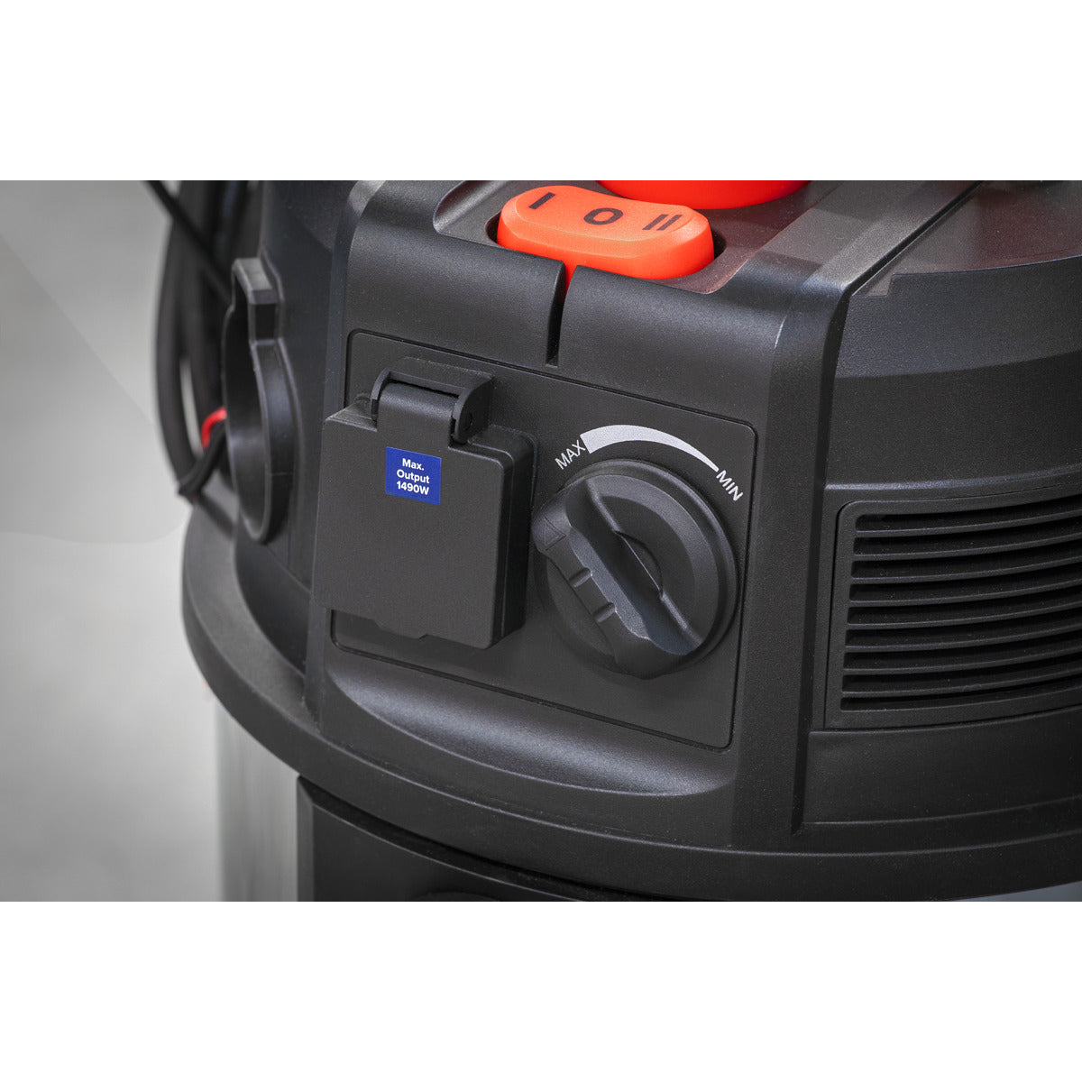 Sealey M Class Dust-Free Vacuum Cleaner Wet & Dry Stainless Steel Drum 38L 1500W/230V PC380M