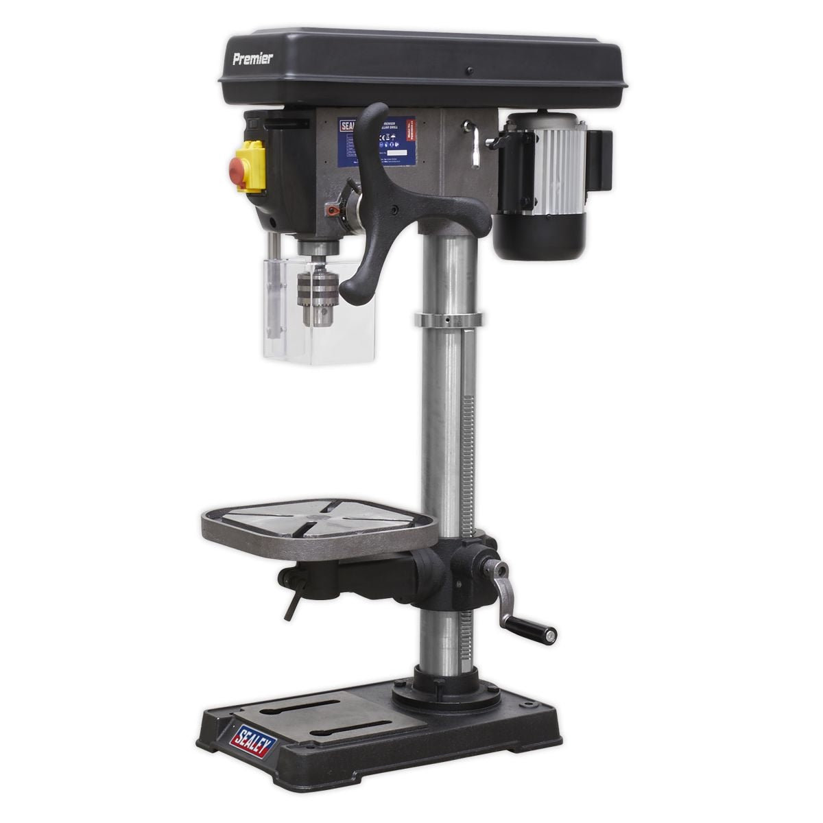 Sealey Premier Bench Mounting Pillar Drill 16-Speed 370W 230V - Image 1