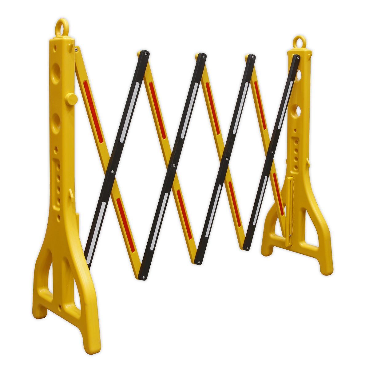 Sealey Plastic Folding Barrier 2500mm - Image 1