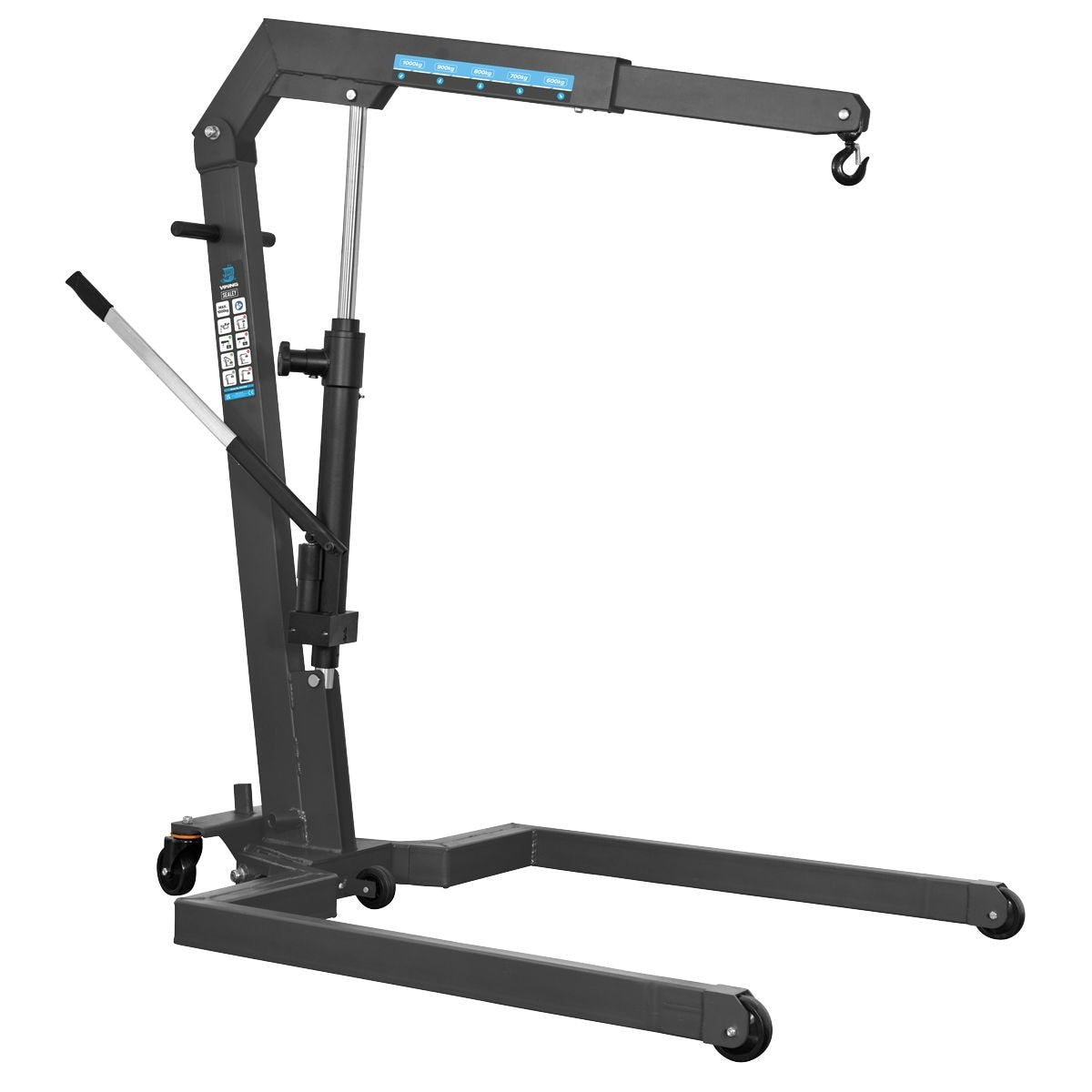 Sealey Viking Industrial Engine Crane 1 Tonne - Image 1