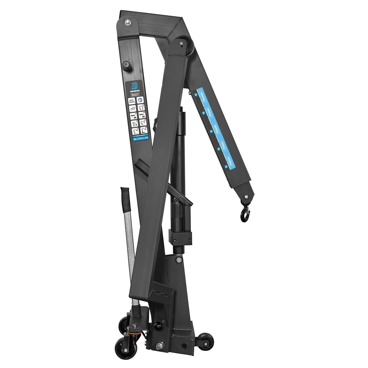 Sealey Viking Industrial Engine Crane 1 Tonne - Image 2