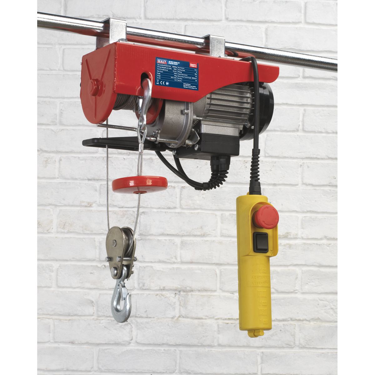 Sealey Power Hoist 230V/1ph 250kg Capacity - Image 2