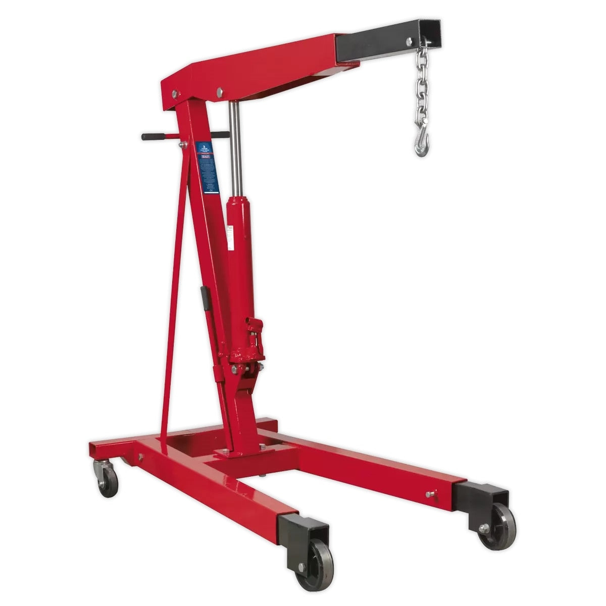 Sealey Fixed Frame Engine Crane with Extendable Legs 3 Tonne - Image 1