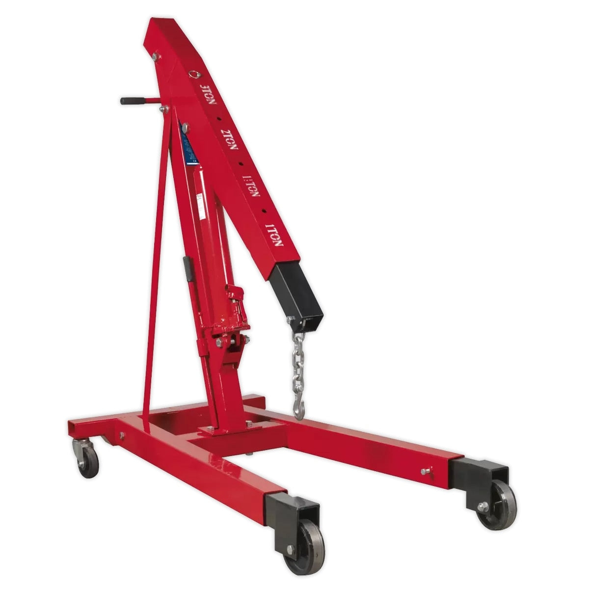 Sealey Fixed Frame Engine Crane with Extendable Legs 3 Tonne - Image 2