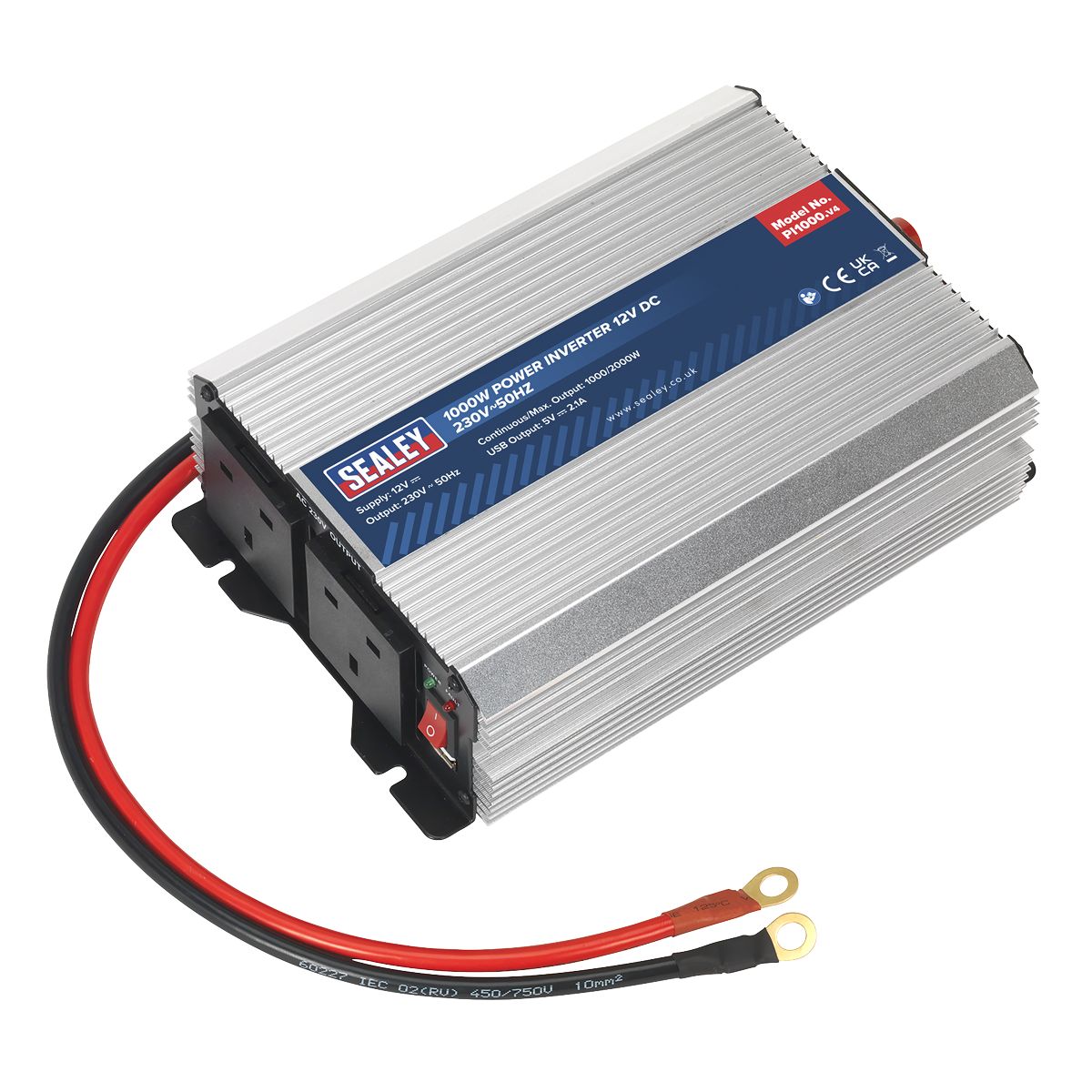 Sealey Modified Sine Wave Power Inverter 1000W 12V - Image 1