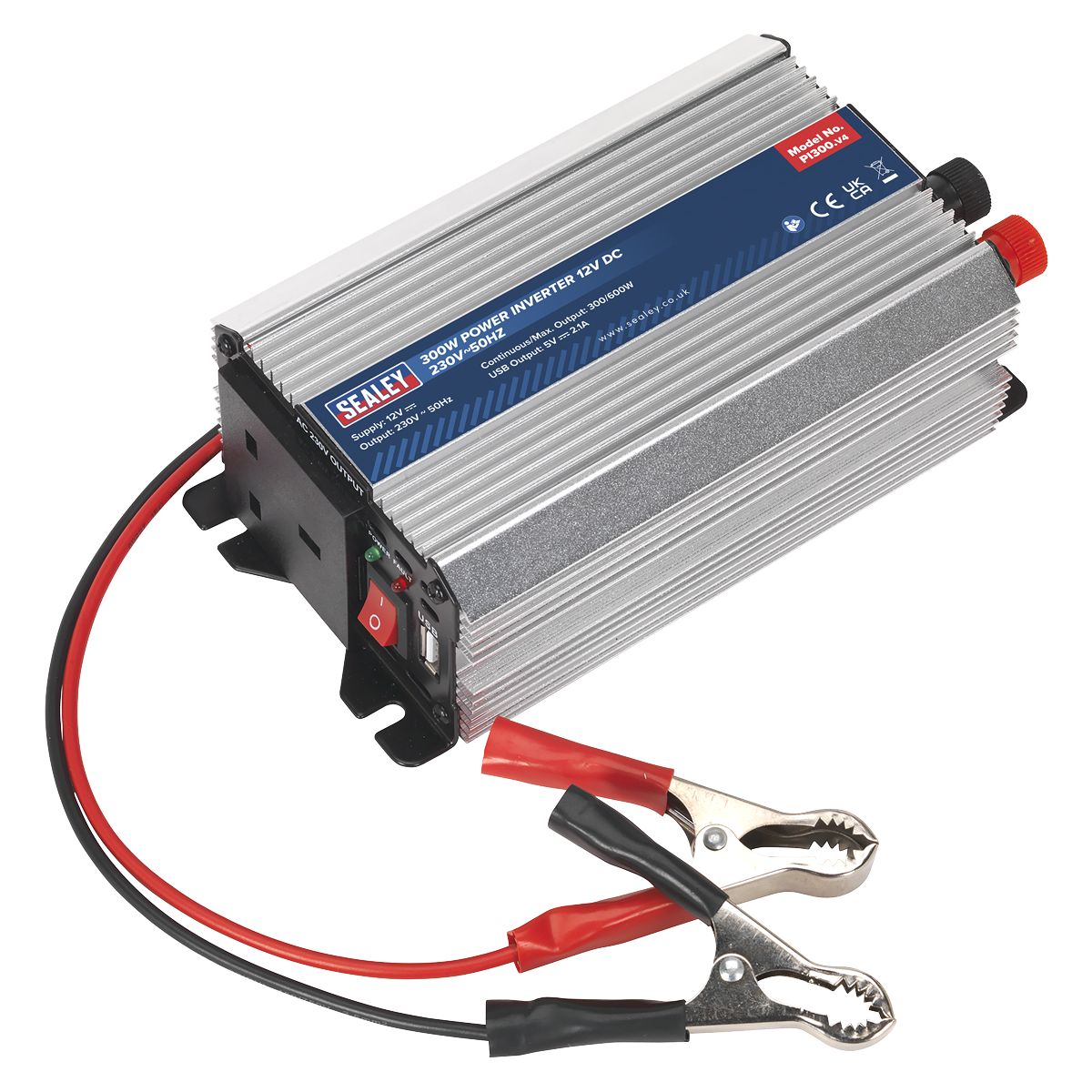 Sealey Modified Sine Wave Power Inverter 300W 12V - Image 1