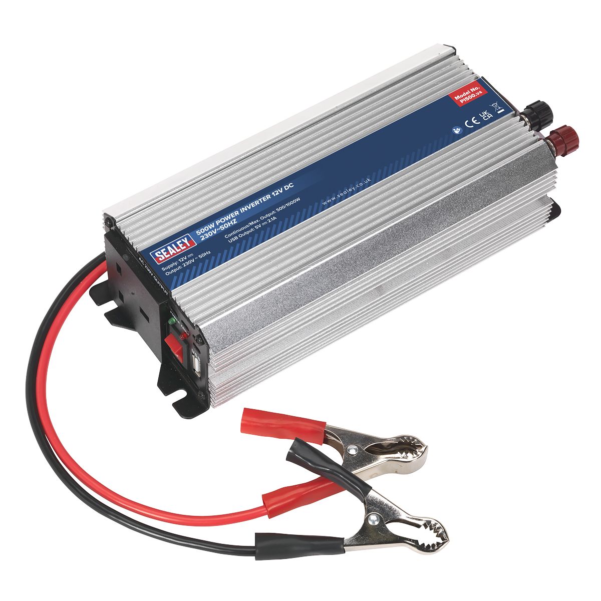 Sealey Modified Sine Wave Power Inverter 500W 12V - Image 1