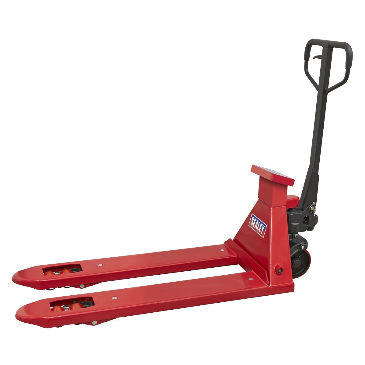 Sealey Pallet Truck with Scales 1150 x 555mm 2000kg Capacity - Image 1