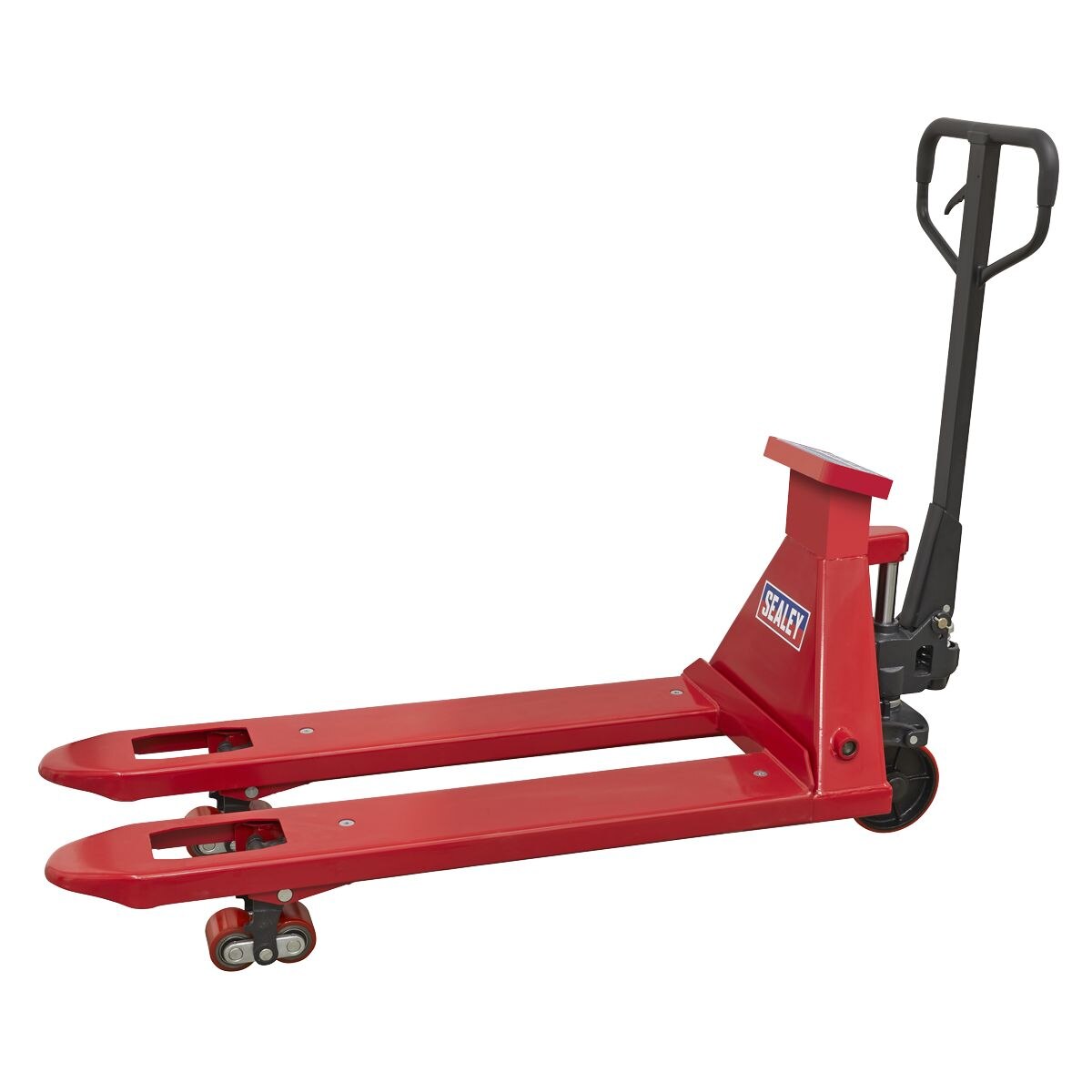 Sealey Pallet Truck with Scales 1150 x 555mm 2000kg Capacity - Image 2