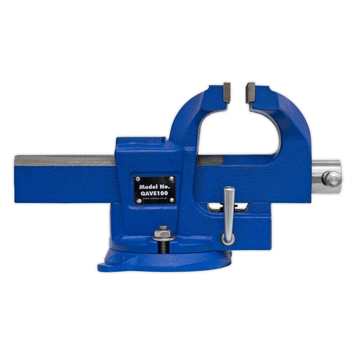 Sealey Quick Action SG Iron Vice with Swivel Base 100mm - Image 2