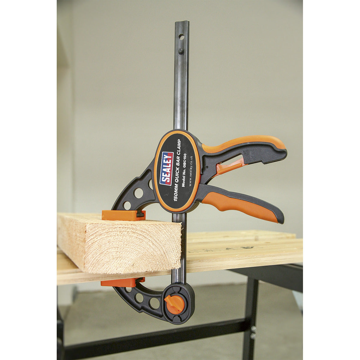 Sealey Quick Bar Clamp Set 150mm 2pc QBC1502