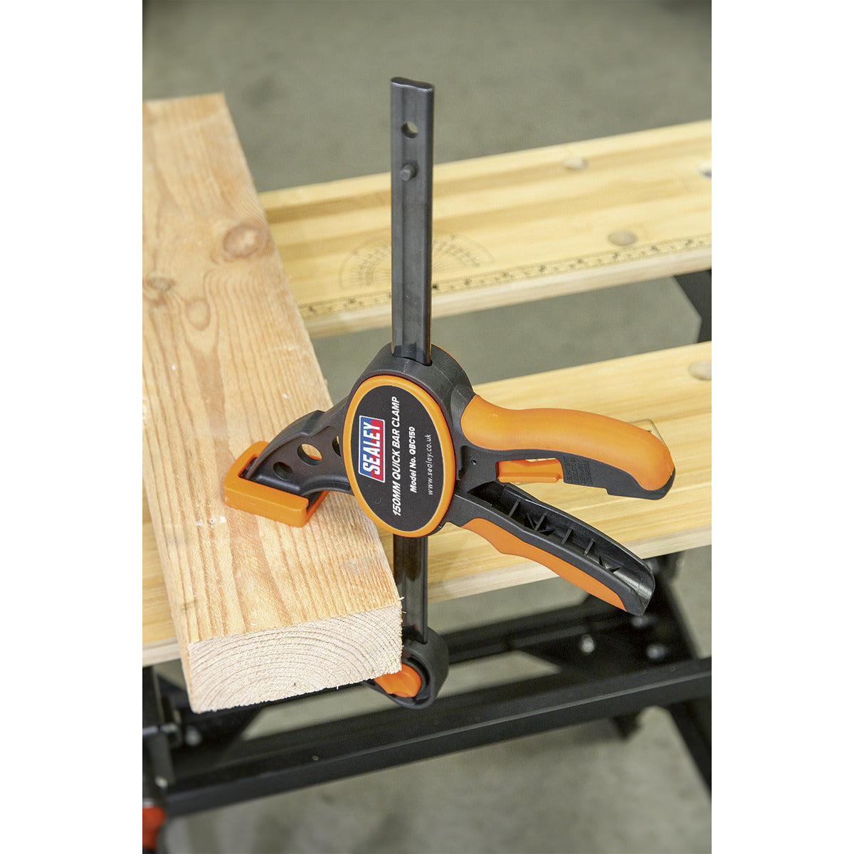 Sealey Quick Bar Clamp Set 150mm 2pc QBC1502