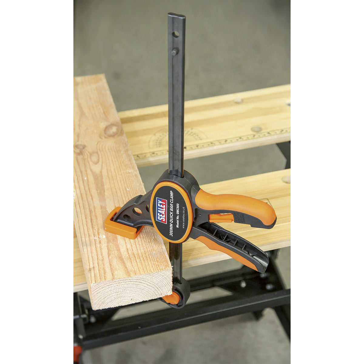 Sealey Quick Bar Clamp Set 300mm 2pc QBC3002