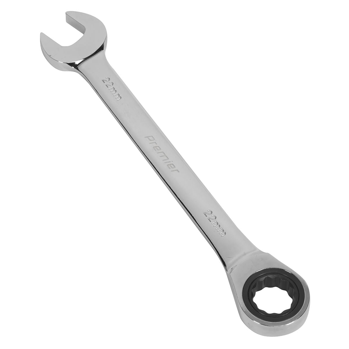 Sealey Premier Combination Ratchet Spanner 22mm - Image 1