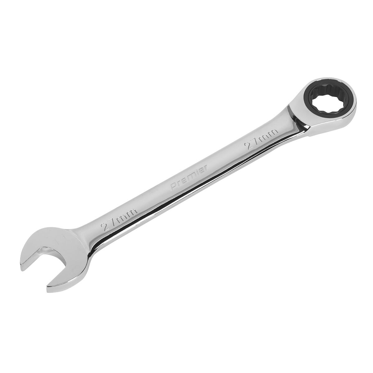 Sealey Premier Combination Ratchet Spanner 27mm - Image 2