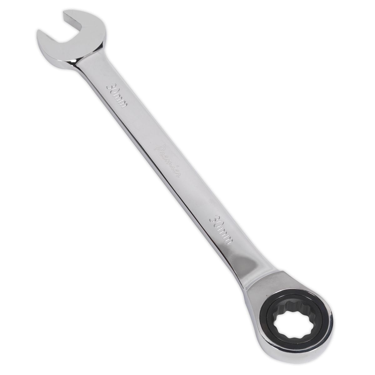 Sealey Premier Combination Ratchet Spanner 30mm - Image 1