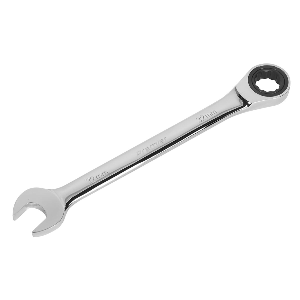Sealey Premier Combination Ratchet Spanner 32mm - Image 2