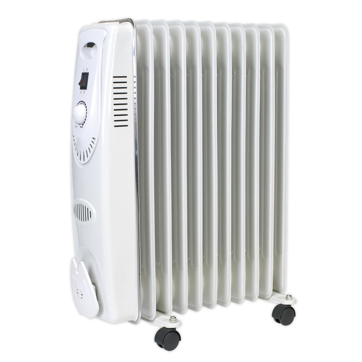 Sealey 11-Element Oil-Filled Radiator 2500W/230V - Image 1