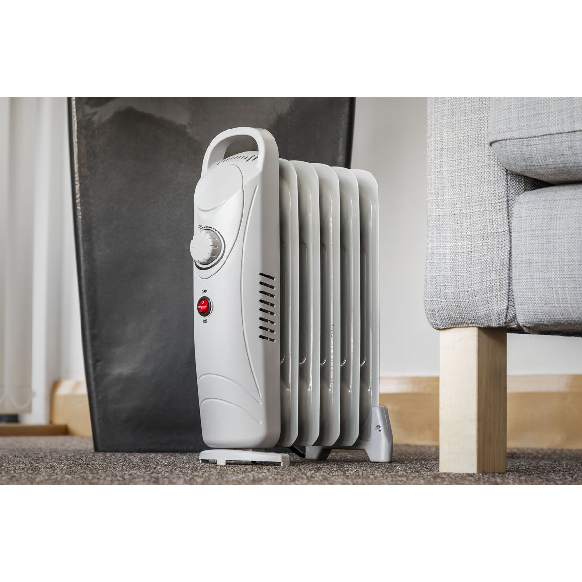 Sealey 6-Element Oil-Filled Mini Radiator 800W/230V - Image 5