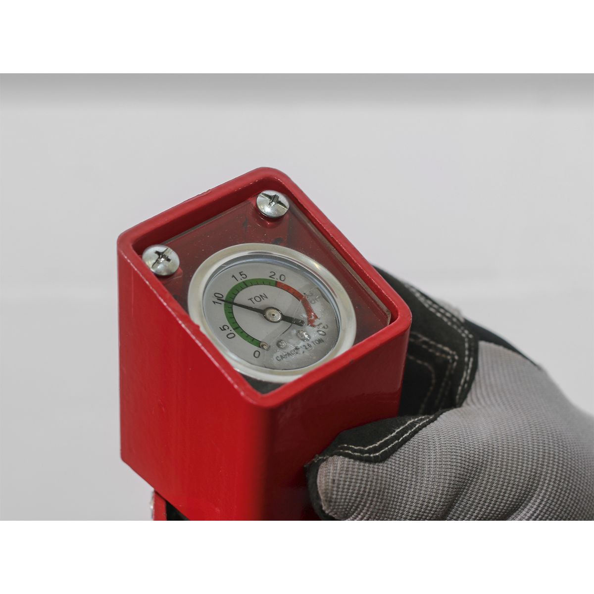 Sealey Coil Spring Hydraulic Compressing Station with Gauge 2000kg Capacity - Image 9