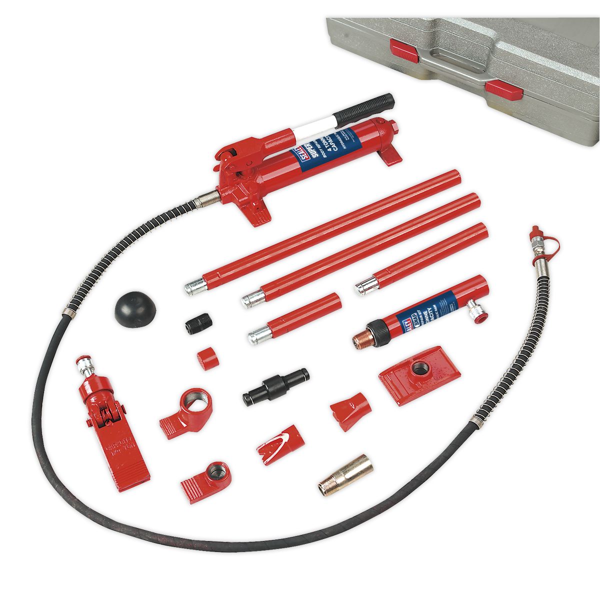 Sealey SuperSnap Hydraulic Body Repair Kit 4 Tonne - Image 2