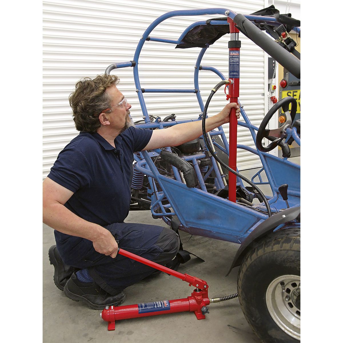 Sealey Snap Hydraulic Body Repair Kit 10 Tonne - Image 2