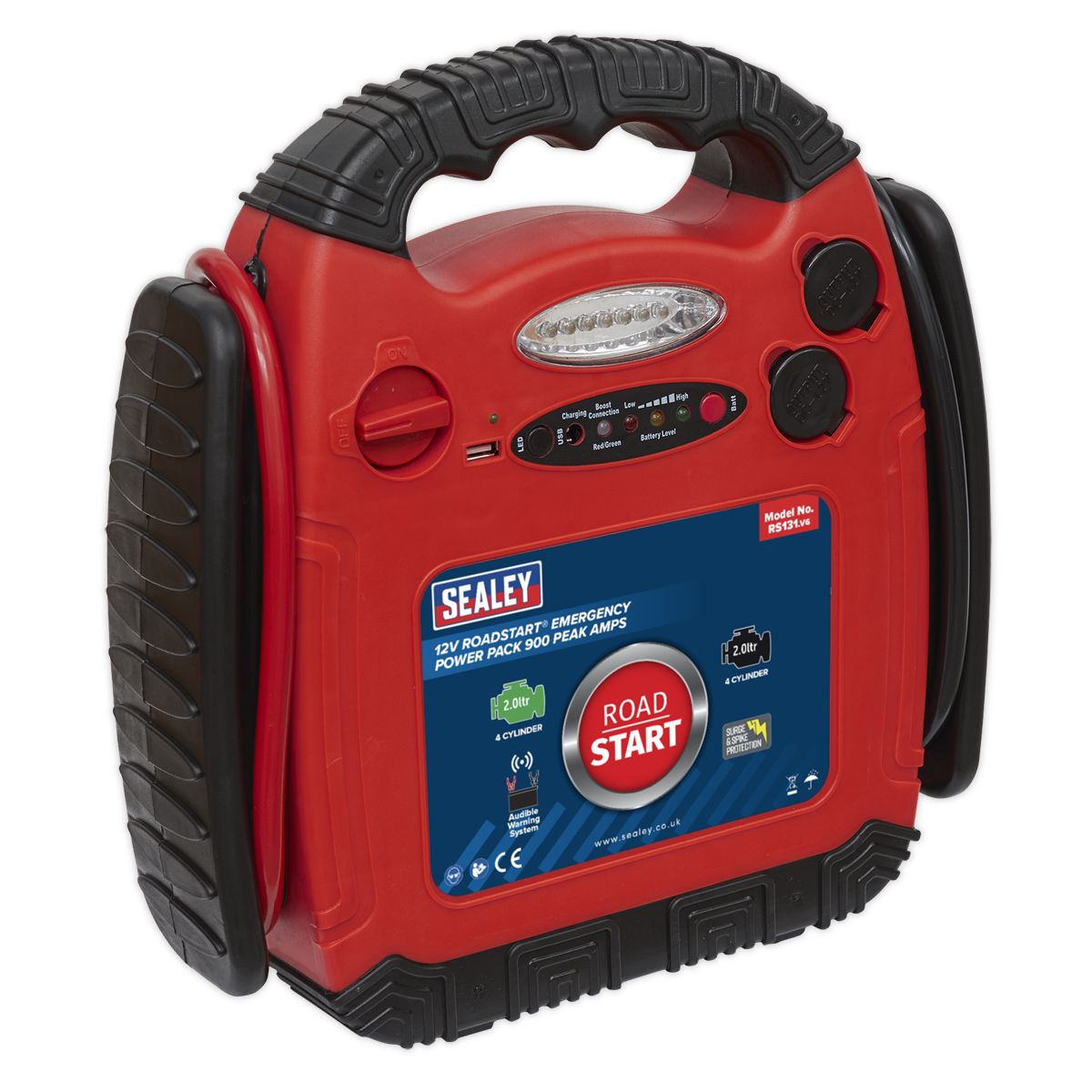 Sealey RoadStart 12V Emergency Power Pack 900 Peak Amps - RS131