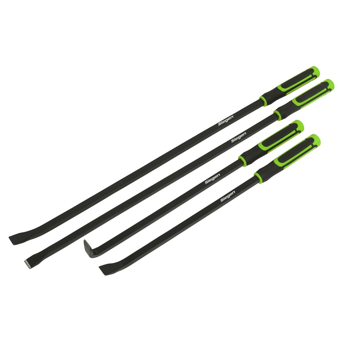 Sealey Heavy-Duty Pry Bar Set with Hammer Cap 4pc - S01193