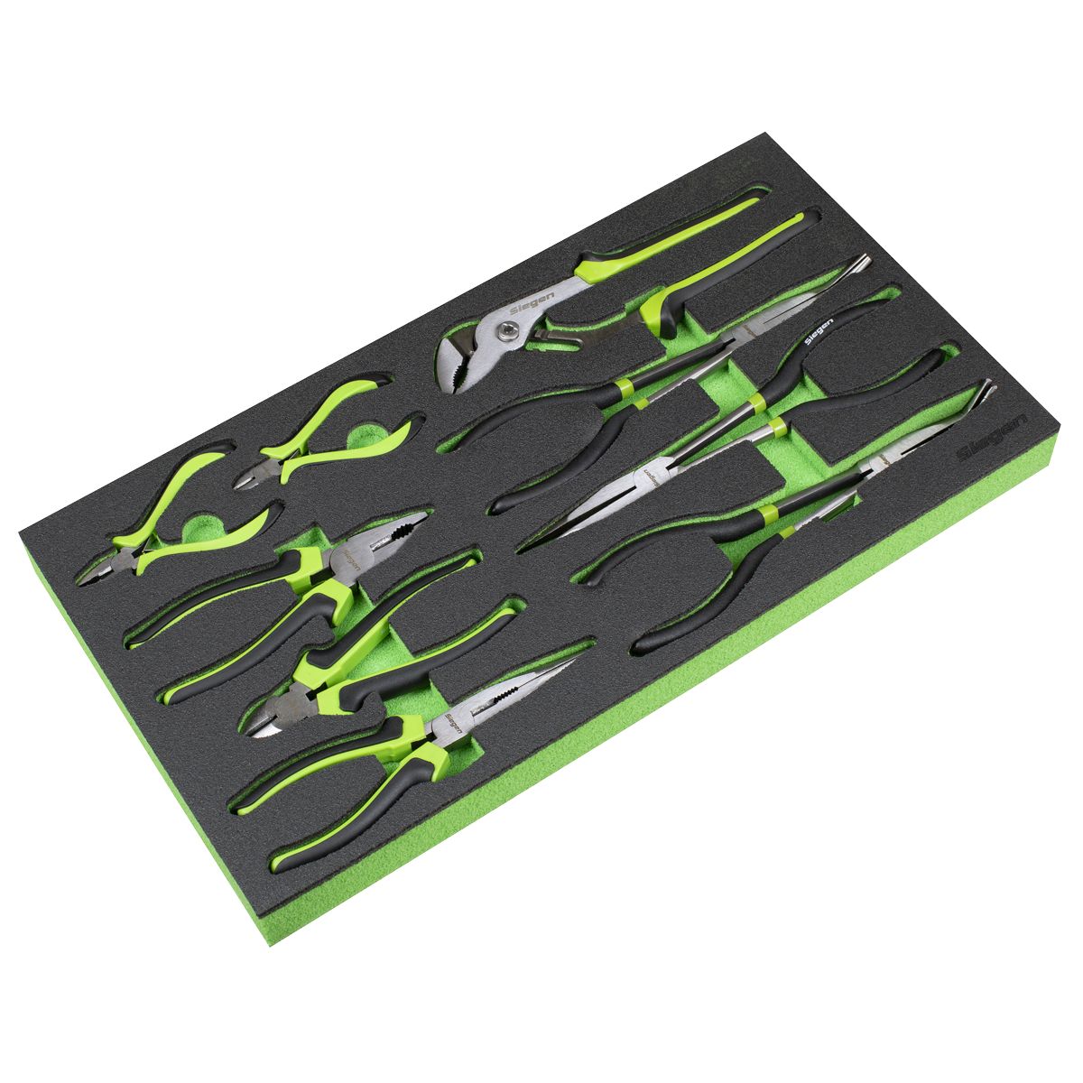 Sealey Siegen Pliers Set with Tool Tray 9pc - Image 1
