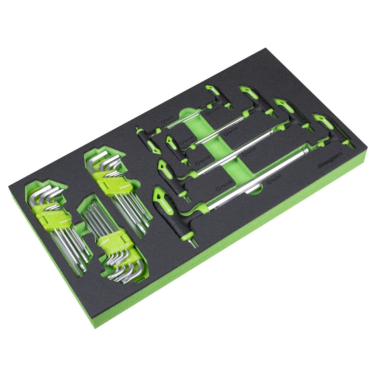 Sealey Siegen T-Handle & Standard Hex/TRX-Star* Key Set - Image 1