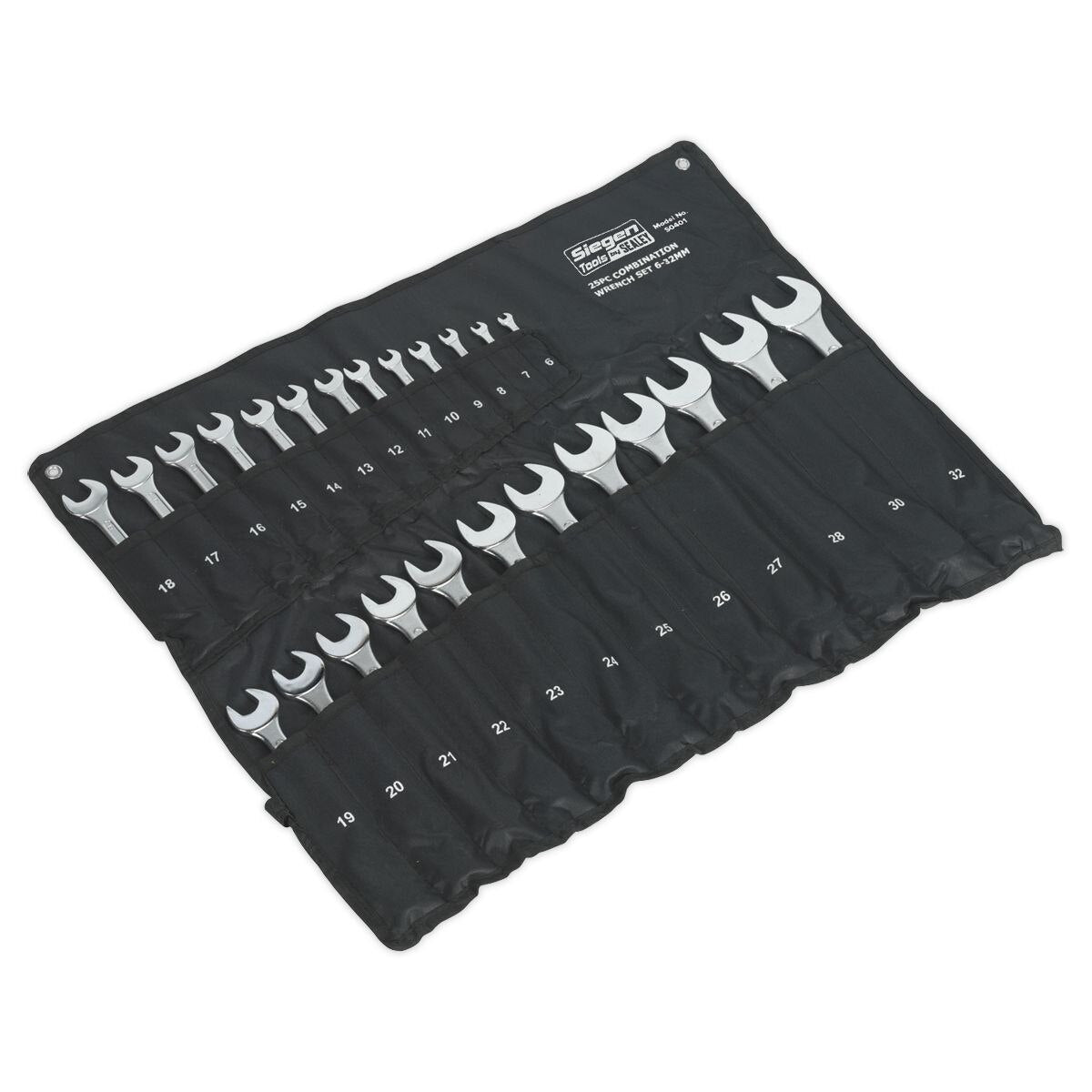 Sealey Siegen Jumbo Combination Spanner Set 25pc - Image 2