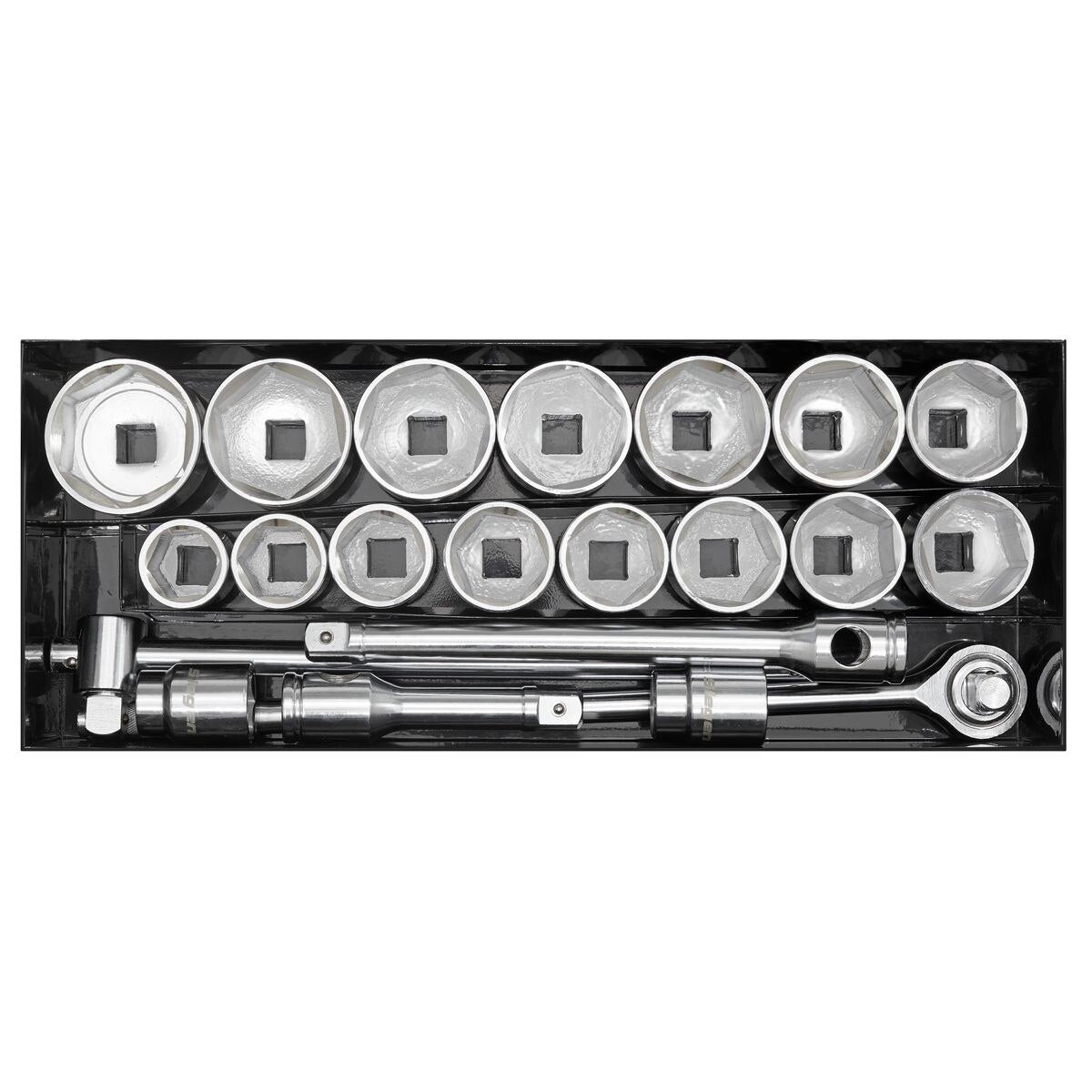 Sealey Siegen Socket Set 1"Sq Drive 21pc - Image 3