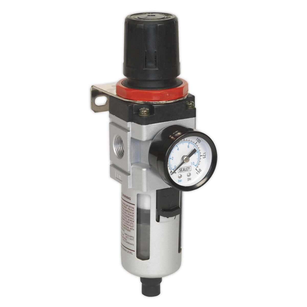 Sealey Air Filter/Regulator with Gauge - Image 1