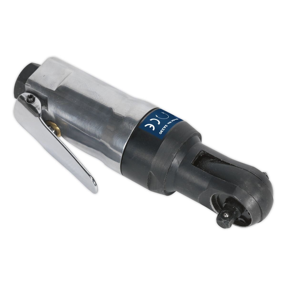 Sealey Super Stubby Air Ratchet Wrench 1/4"Sq Drive - Image 4