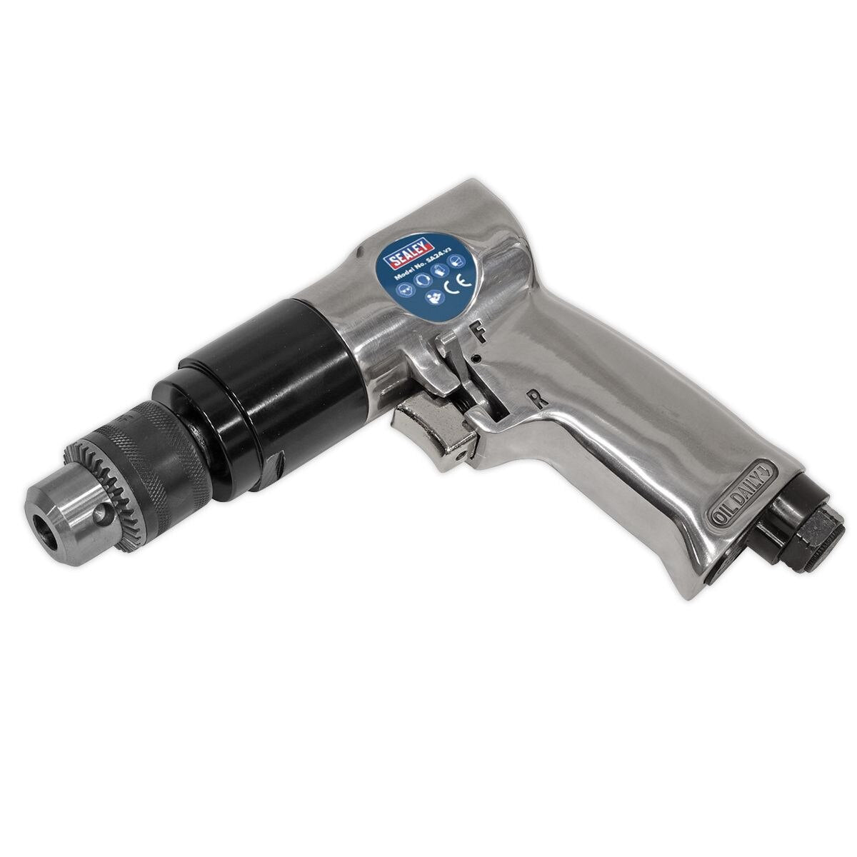 Sealey Reversible Air Drill 10mm - Image 1