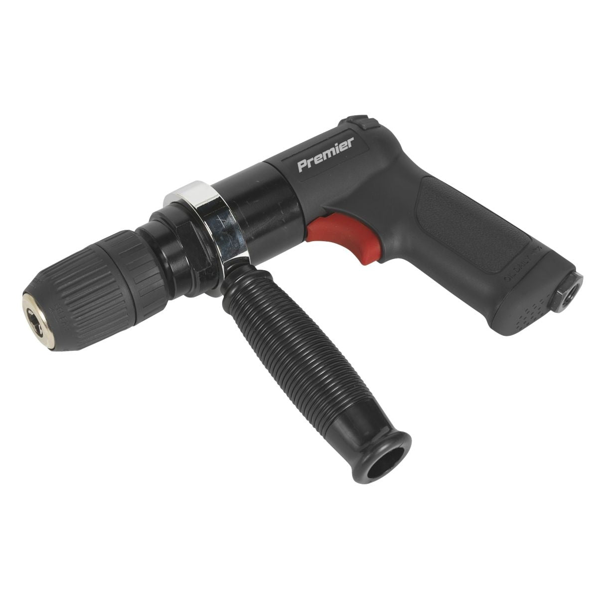 Sealey Premier Composite Reversible Air Drill 13mm with Keyless Chuck - Image 1