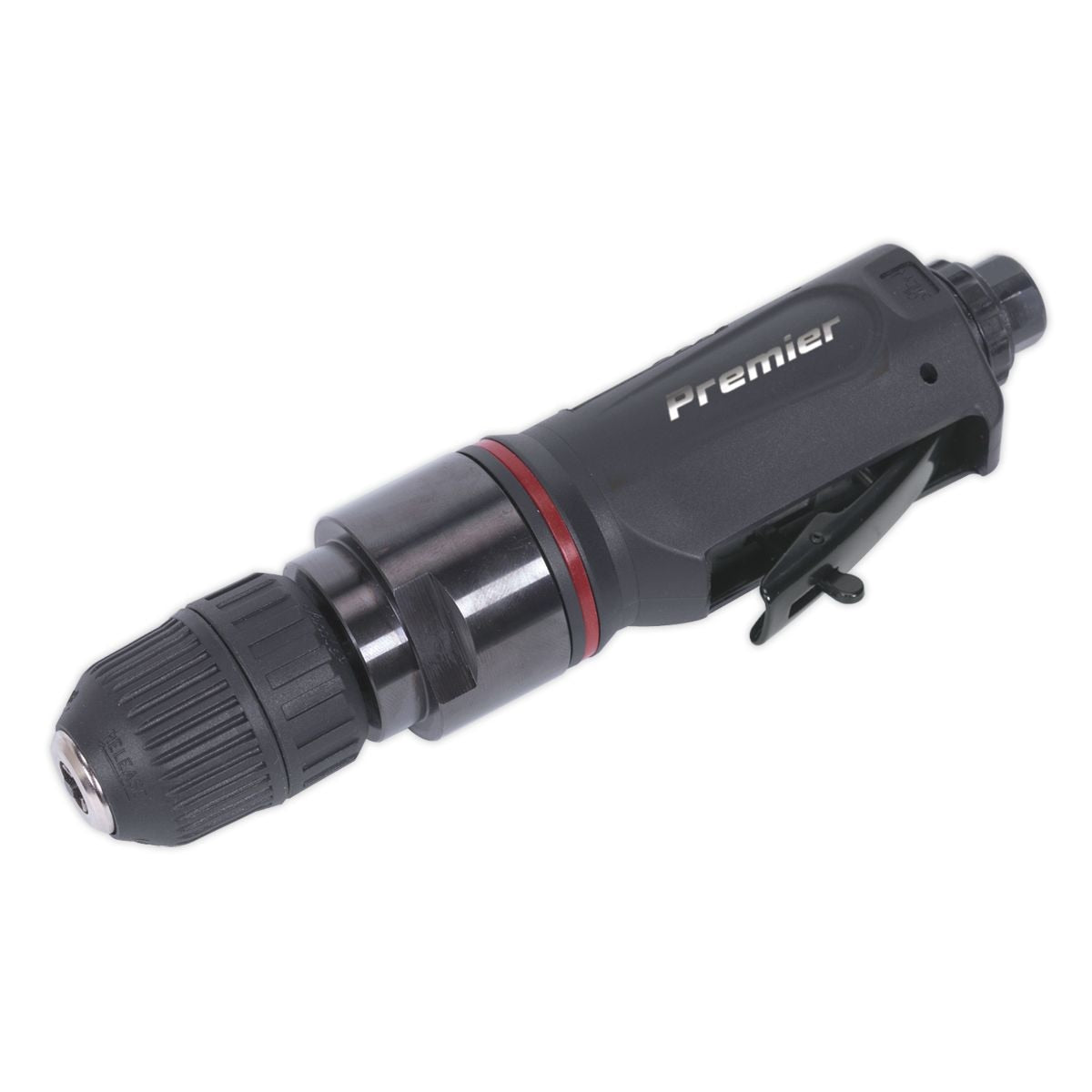 Sealey Premier Straight Air Drill 10mm with Keyless Chuck - Image 1