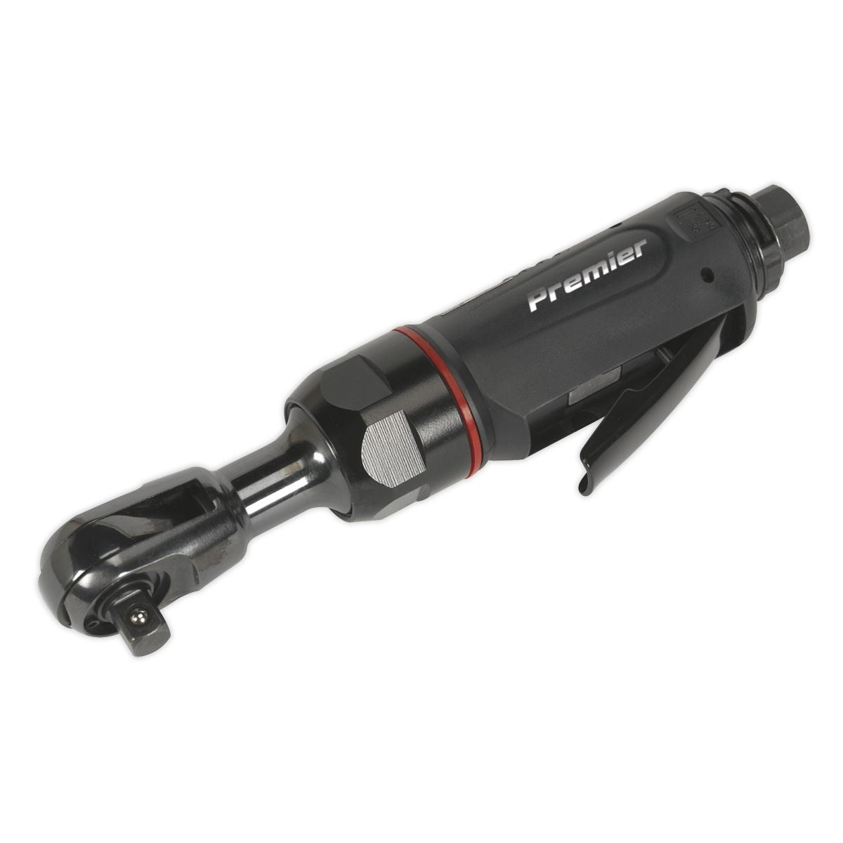 Sealey Premier Compact Air Ratchet Wrench 3/8"Sq Drive - Image 1