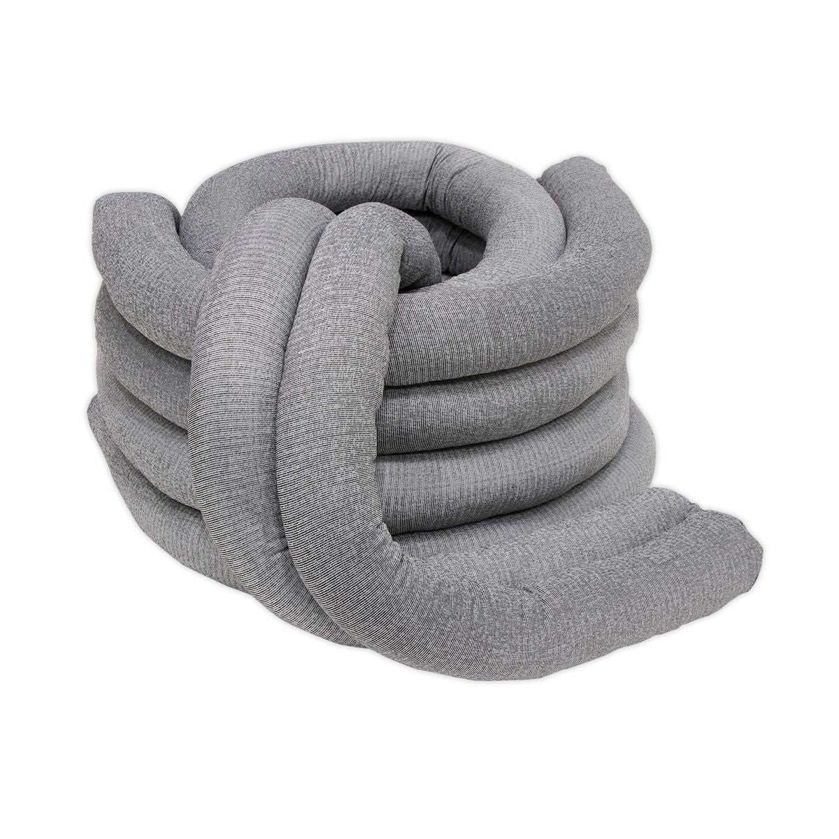 Sealey Spill Absorbent Sock 80mm x 1.2m - Pack of 10 - Image 1