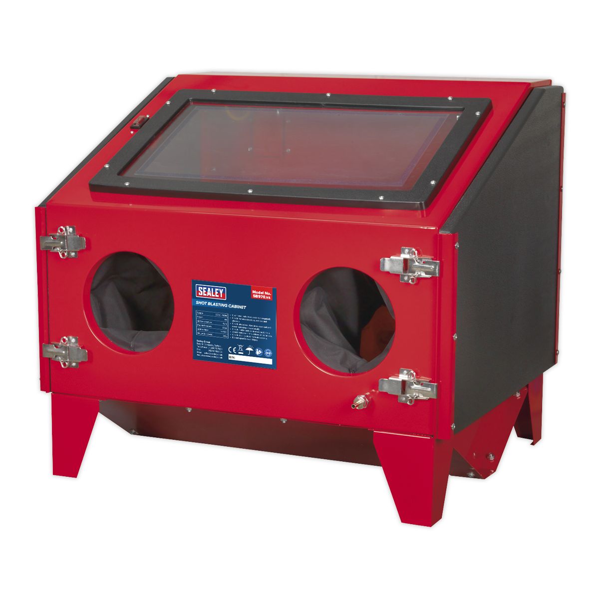 Sealey Shot Blasting Double Access Cabinet with Gun 695 x 580 x 625mm - Image 1