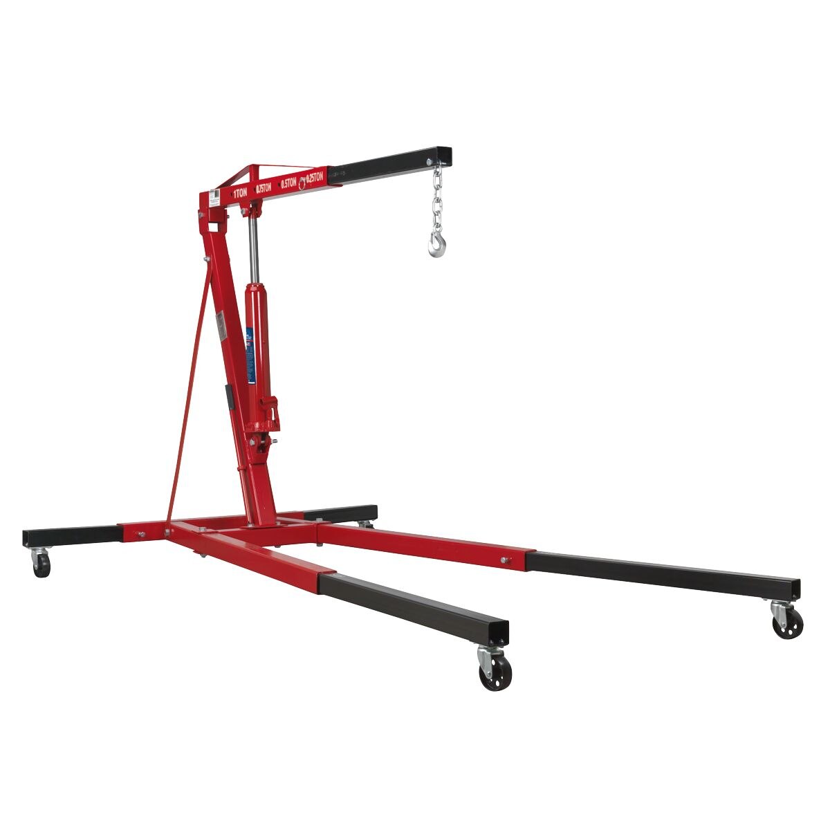 Sealey Long Reach Engine Crane with Extendable Legs 1 Tonne - Image 2