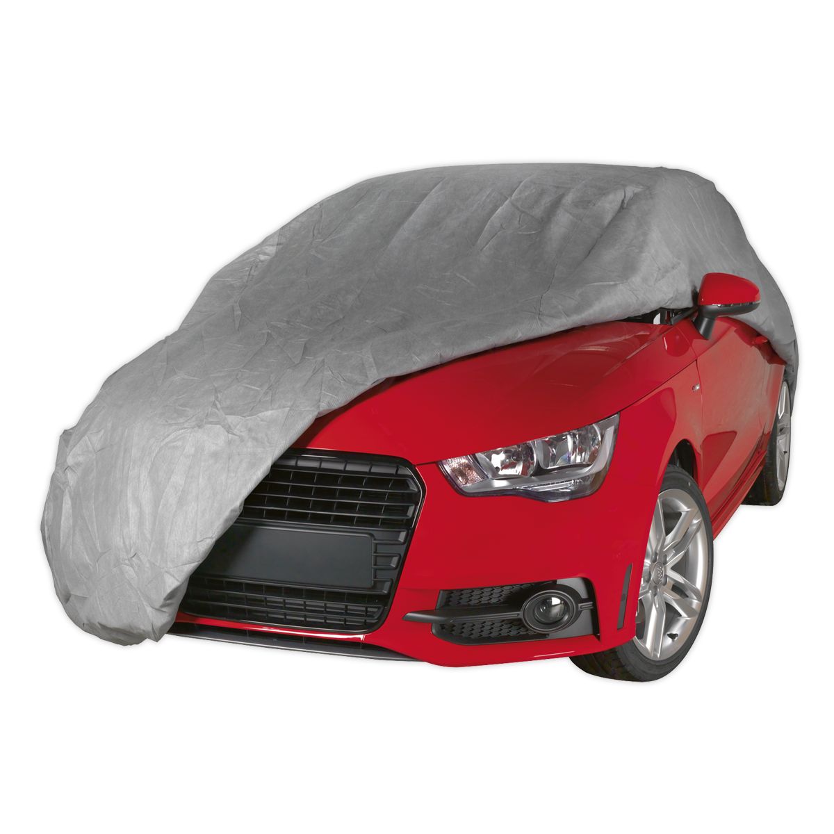 Sealey Premier 3-Layer All-Seasons Car Cover - Medium - Image 1