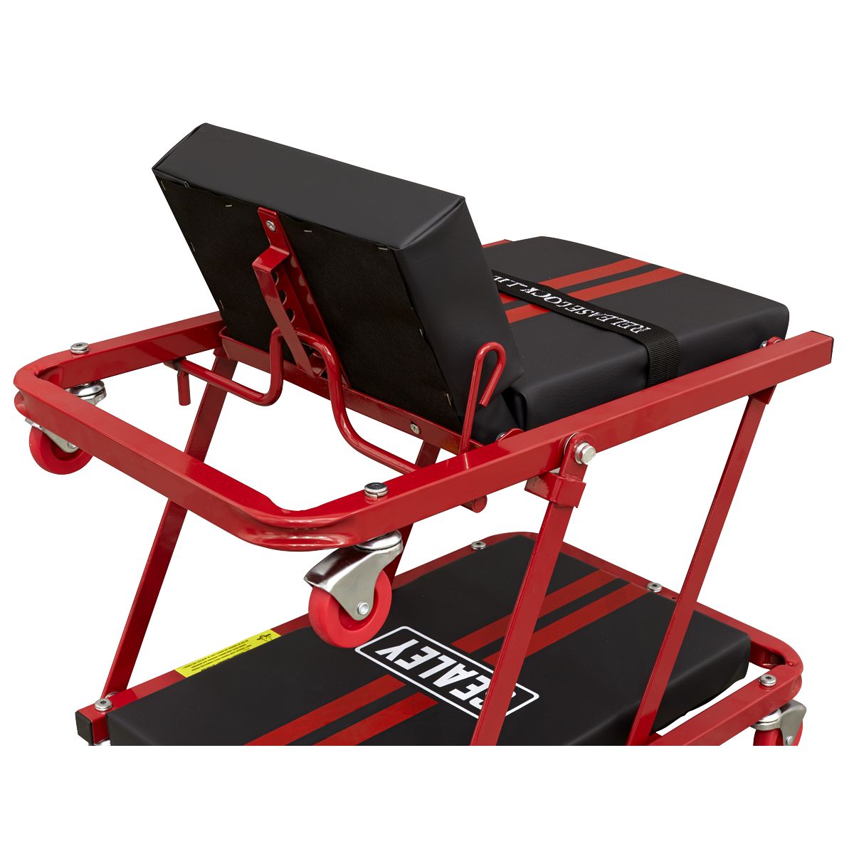 Sealey Steel Creeper/Seat with 7 Wheels & Adjustable Head Rest - Image 3