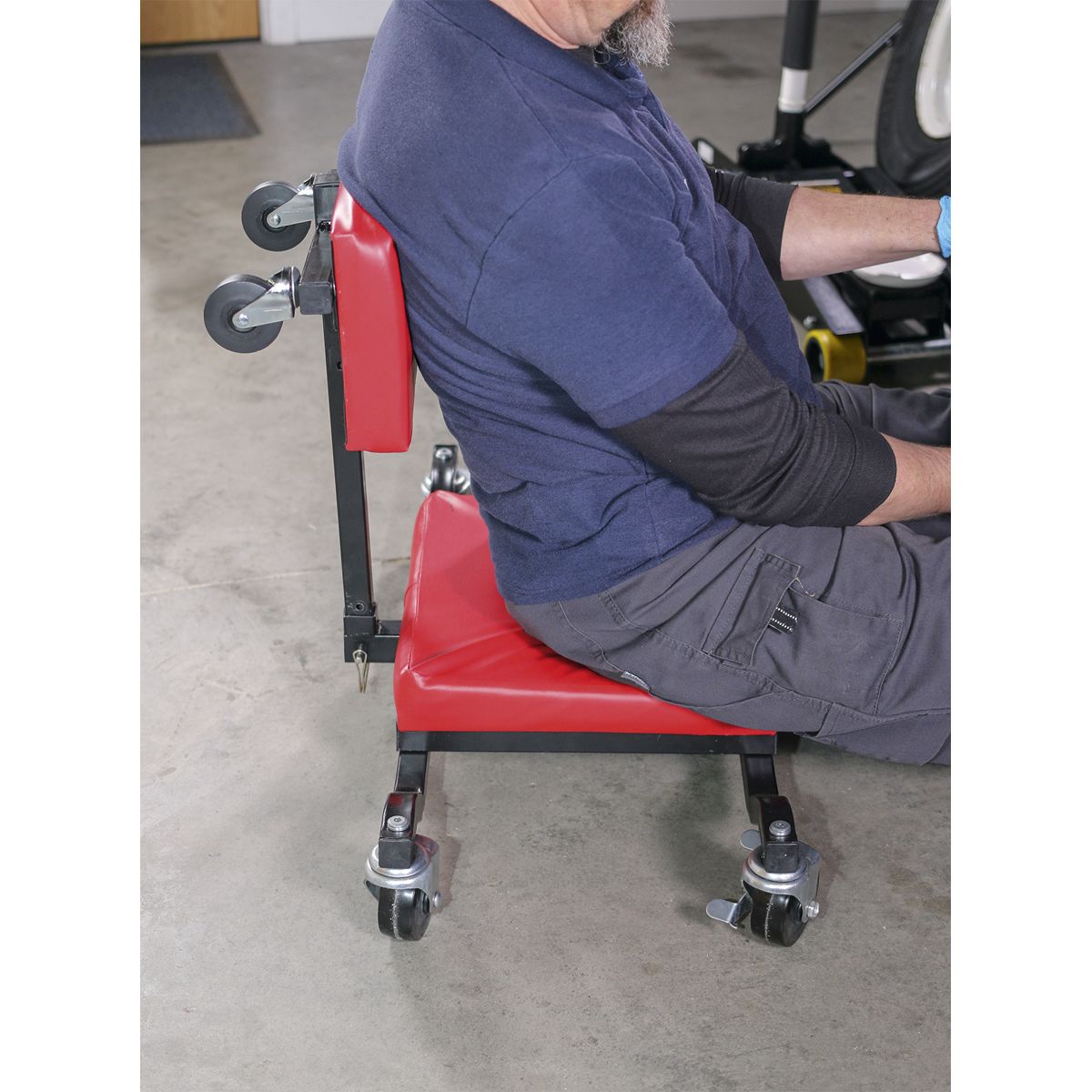 Sealey Low Level Creeper, Seat & Kneeler - Image 2