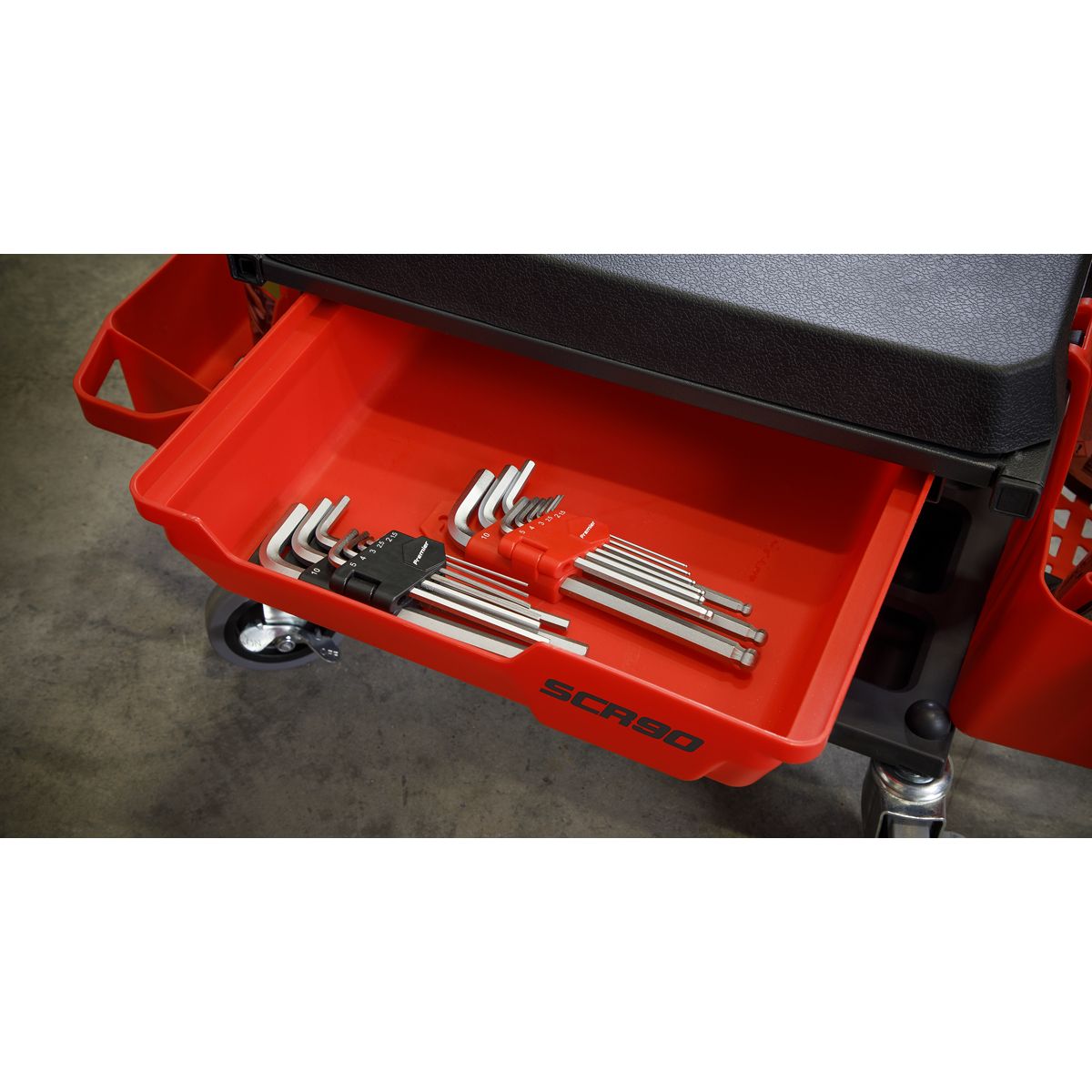 Sealey Mechanic's Deluxe Detailing Utility Seat - Image 6